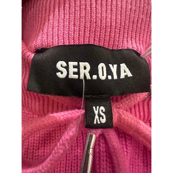 SEROYA - Saph Knit Cargo Pants (Pink) - Picture 5 of 11